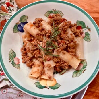 white bolognese