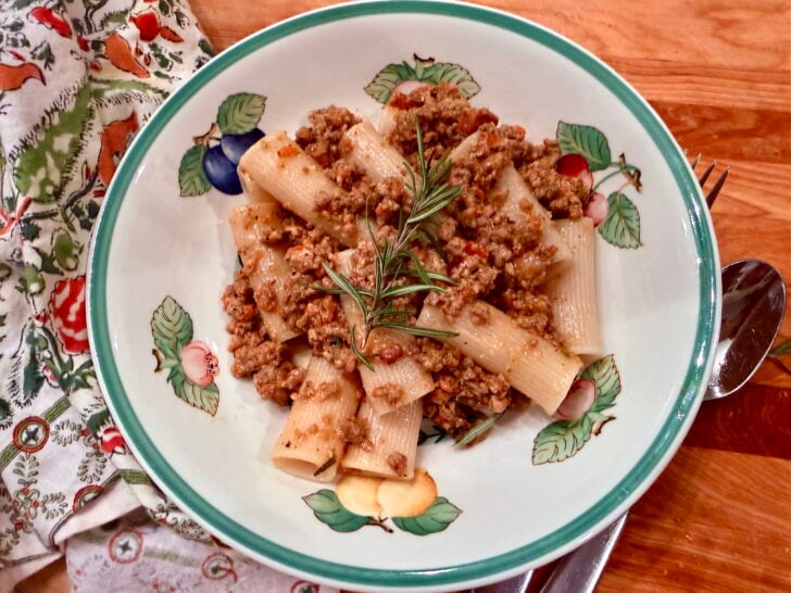 white bolognese