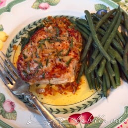 Pork Chops in Garlic Herb Butter Sauce | La Bella Vita Cucina Pork Chops